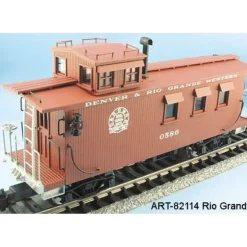 Trains|Aristo-Craft 82114 D&RGW Classic Long Caboose - Model Train Junction: Quality Parts and Art Supplies