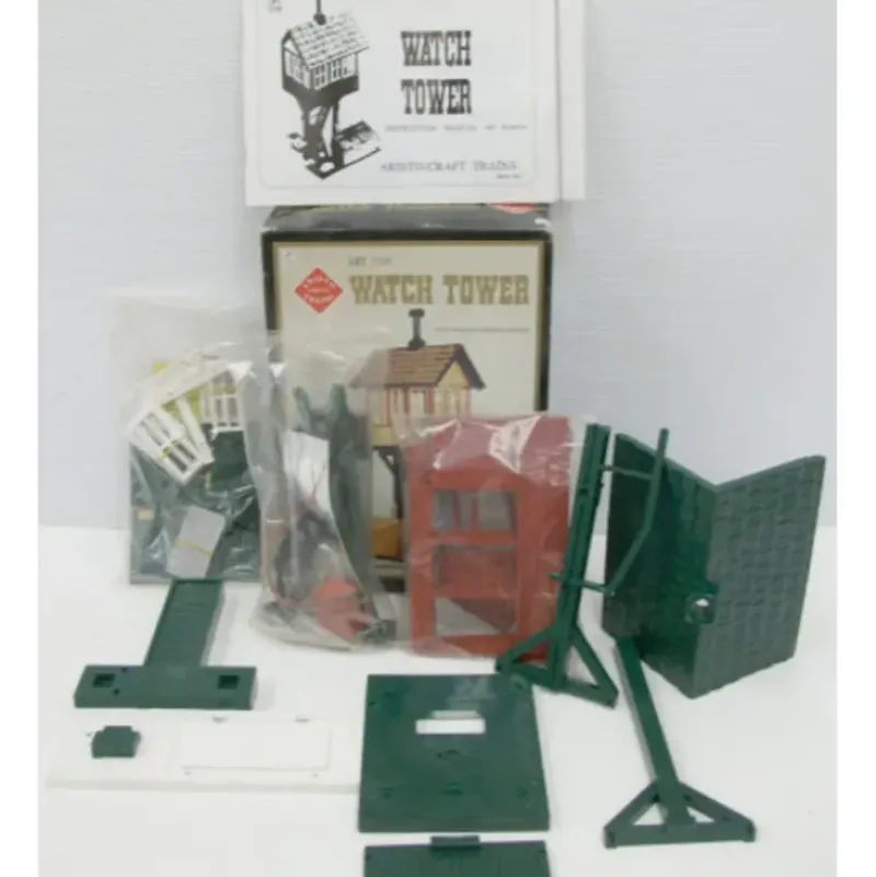 Trains|Aristo-Craft 7109 Elevated Switch Tower-Holiday Colors - Model Train Junction: Quality Parts and Art Supplies