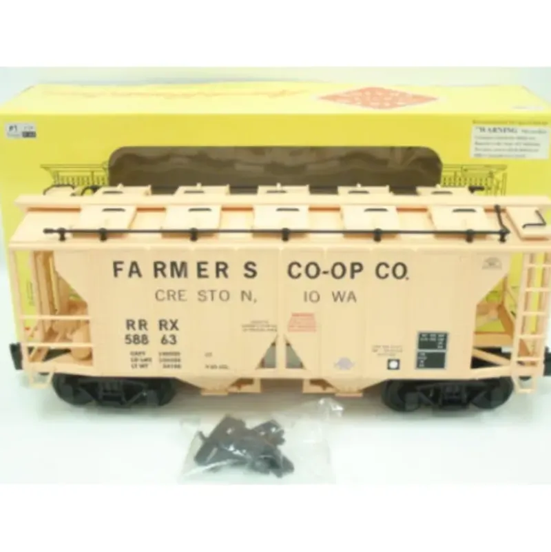 Trains|Aristo-Craft 41210 Farmer's Co-Op 2- Bay Hopper - Model Train Junction: Quality Parts and Art Supplies