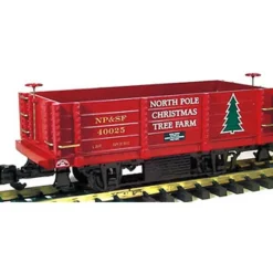Trains|Aristo-Craft 40025 G 20' Christmas Gondola #40025 - Model Train Junction: Quality Parts and Art Supplies