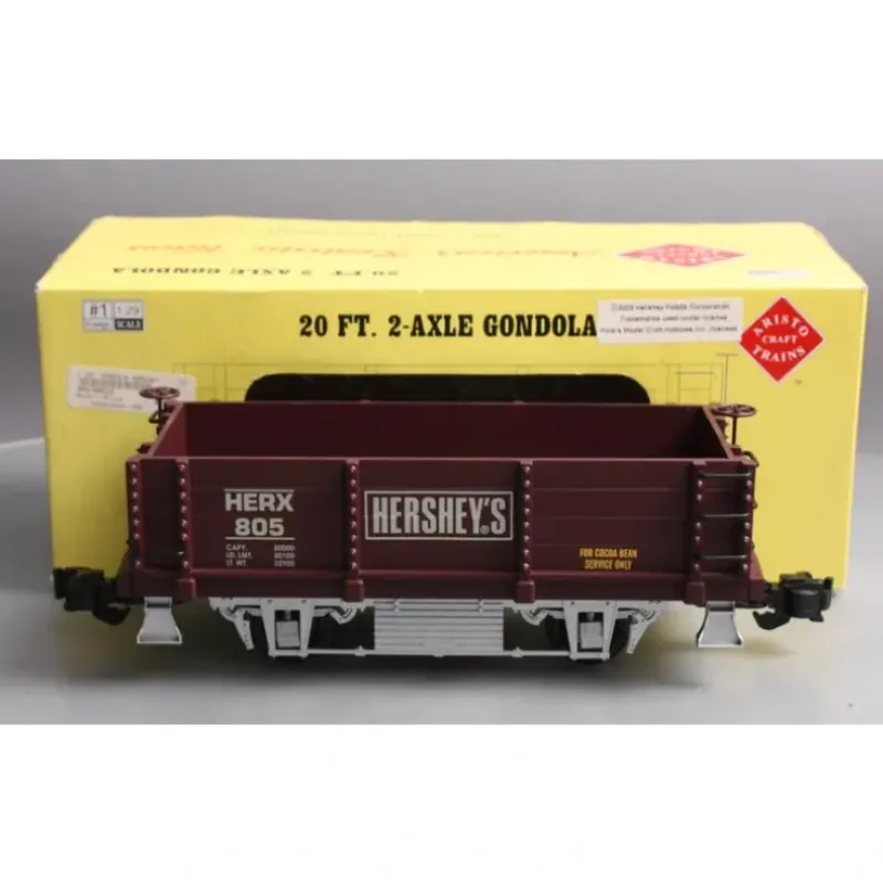 Trains|Aristo-Craft 40012 G 20' Hershey Syrup Gondola #805 - Model Train Junction: Quality Parts and Art Supplies