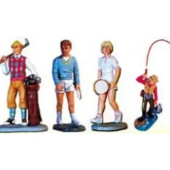 Trains|Aristo-Craft 62009 G Athletes Figures (Set of 4) - Model Train Junction: Quality Parts and Art Supplies