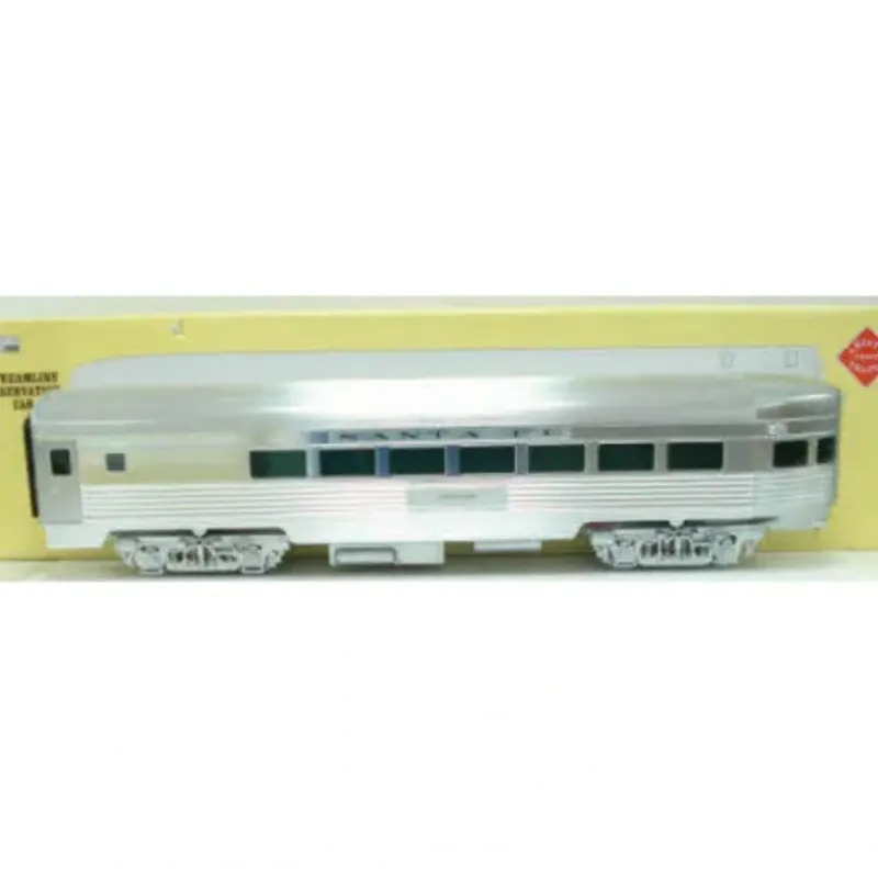 Trains|Aristo-Craft 32405 G ATSF Streamlined "Moencopi" Observation Car - Metal Wheels - Model Train Junction: Quality Parts and Art Supplies