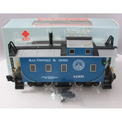 Trains|Aristo-Craft 42109 G Baltimore & Ohio Caboose - Metal Wheels - Model Train Junction: Quality Parts and Art Supplies