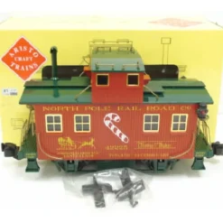 Trains|Aristo-Craft 42225 G Bobber Christmas Caboose #42225 - Model Train Junction: Quality Parts and Art Supplies