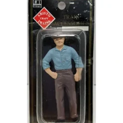 Trains|Aristo-Craft 60007 G Edgar Man in Shirt Figure - Model Train Junction: Quality Parts and Art Supplies