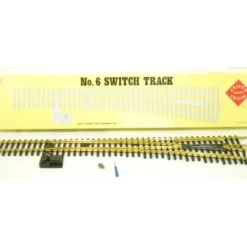 Trains|Aristo-Craft 30330 G Gauge #6 Brass Right Hand Manual Switch Turnout - Model Train Junction: Quality Parts and Art Supplies