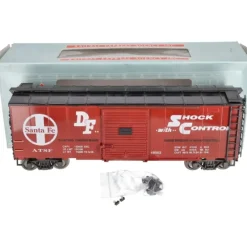 Trains|Aristo-Craft 46003 G Gauge Santa Fe Boxcar w/Metal Wheels VG/Box - Model Train Junction: Quality Parts and Art Supplies