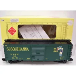 Trains|Aristo-Craft 46029 G Gauge Susquehanna Boxcar #46029 - Model Train Junction: Quality Parts and Art Supplies