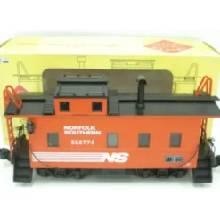 Trains|Aristo-Craft 42135 G Norfolk Southern Long Steel Caboose - Metal Wheels - Model Train Junction: Quality Parts and Art Supplies