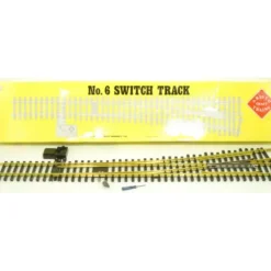 Trains|Aristo-Craft 30340 G Scale # 6 Brass Left Hand Manual Switch Turnout - Model Train Junction: Quality Parts and Art Supplies