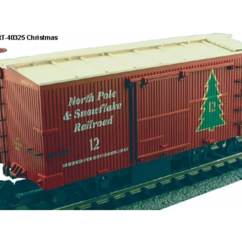Trains|Aristo-Craft 40325 G Scale 20' Christmas Box Car - Model Train Junction: Quality Parts and Art Supplies