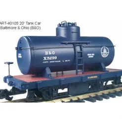 Trains|Aristo-Craft 40105 G Scale Baltimore & Ohio 2-Axle Tank Car - Model Train Junction: Quality Parts and Art Supplies