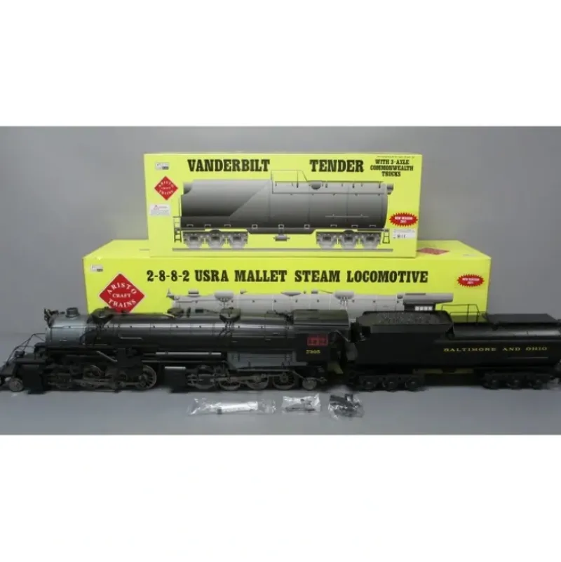 Trains|Aristo-Craft 21608 G Scale B&O Mallet Locomotive with Vanderbilt Tender - Model Train Junction: Quality Parts and Art Supplies