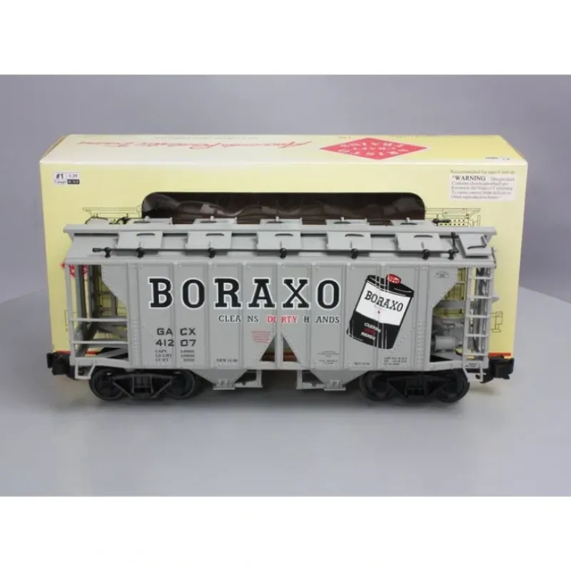 Trains|Aristo-Craft 41207 G Scale Boraxo 2-Bay Hopper - Model Train Junction: Quality Parts and Art Supplies