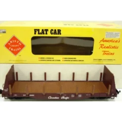 Trains|Aristo-Craft 46402 G Scale Canadian Pacific Bulkhead Flatcar - Model Train Junction: Quality Parts and Art Supplies