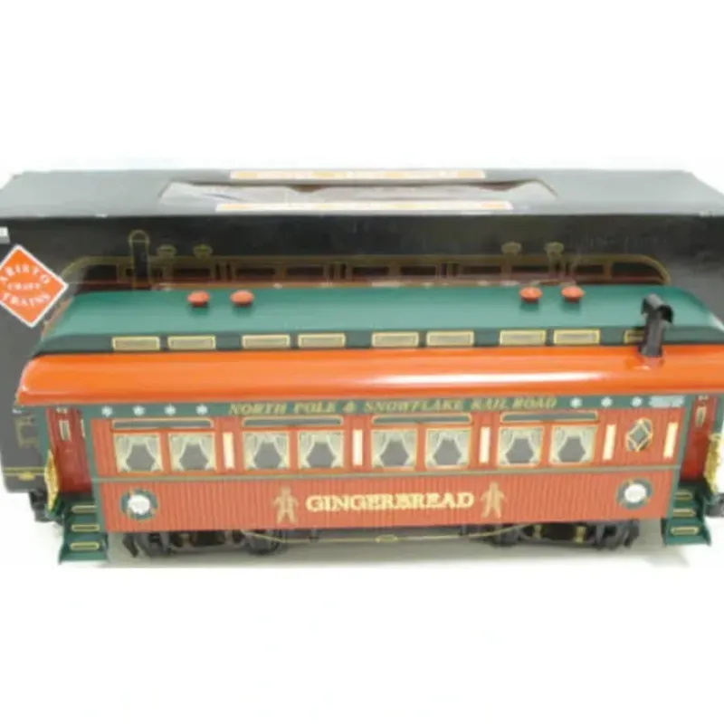 Trains|Aristo-Craft 31025 G Scale Christmas Gingerbread Passenger Car - Model Train Junction: Quality Parts and Art Supplies