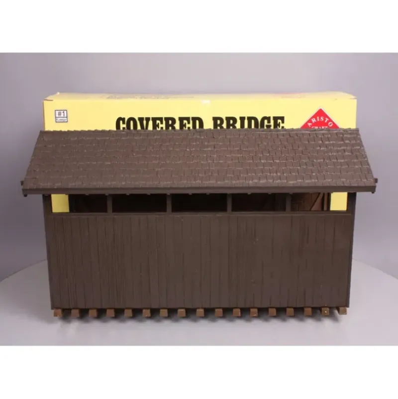 Trains|Aristo-Craft 7101 G Scale Covered Bridge - Model Train Junction: Quality Parts and Art Supplies