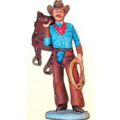 Trains|Aristo-Craft 60073 G Scale Cowboy w/Horse Saddle Figure - Model Train Junction: Quality Parts and Art Supplies