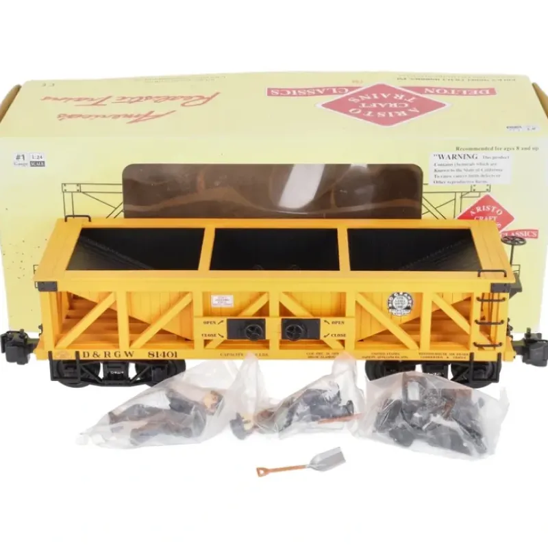 Trains|Aristo-Craft 81401 G Scale Denver & Rio Grande Western Coal Hopper Car - Model Train Junction: Quality Parts and Art Supplies