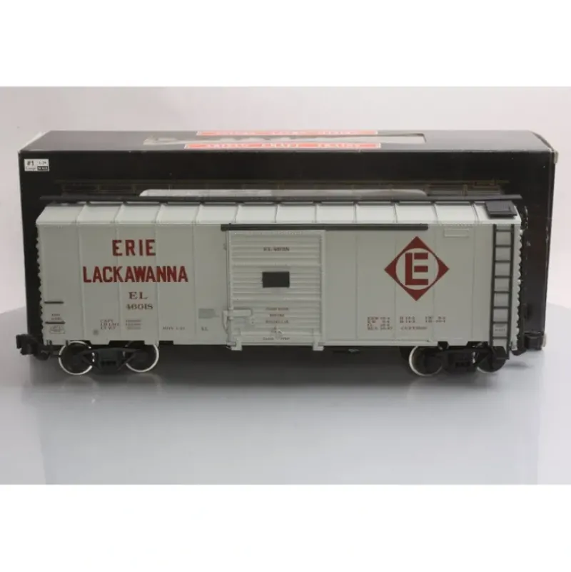 Trains|Aristo-Craft 46018 G Scale Erie Lackawanna Box Car - Model Train Junction: Quality Parts and Art Supplies