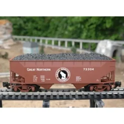 Trains|Aristo-Craft 41808 G Scale GN 2 Bay Coal Hopper #73304 - Model Train Junction: Quality Parts and Art Supplies