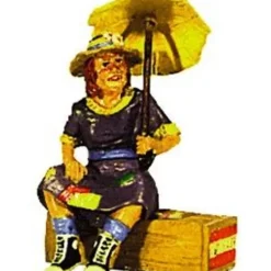 Trains|Aristo-Craft 60057 G Scale Hobo Biddy Lavender Figure - Model Train Junction: Quality Parts and Art Supplies