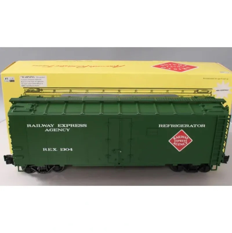 Trains|Aristo-Craft 46220 G Scale Railway Express Agency Steel Reefer Car - Model Train Junction: Quality Parts and Art Supplies