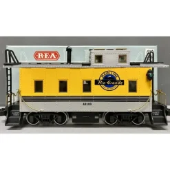 Trains|Aristo-Craft 42103 G Scale Rio Grande Illuminated Caboose - Model Train Junction: Quality Parts and Art Supplies