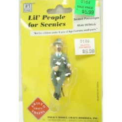 Trains|Aristo-Craft 60012 G Scale Seated Male Passenger Figure - Model Train Junction: Quality Parts and Art Supplies