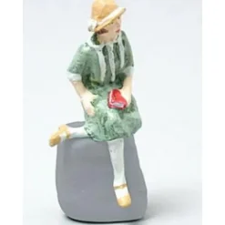 Trains|Aristo-Craft 60020 G Scale Seated Female Child Figure - Model Train Junction: Quality Parts and Art Supplies