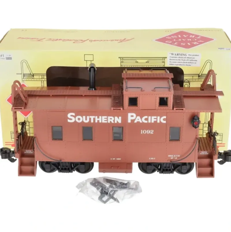 Trains|Aristo-Craft 42107 G Scale Southern Pacific Caboose w/ Metal Wheels #1092 LN/Box - Model Train Junction: Quality Parts and Art Supplies