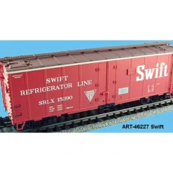 Trains|Aristo-Craft 46227 G Scale Swift Steel Reefer Car - Model Train Junction: Quality Parts and Art Supplies