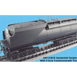 Trains|Aristo-Craft 21810 G Scale Unlettered/Undecorated Black 6 Axle Vanderbilt Tender - Model Train Junction: Quality Parts and Art Supplies