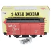 Trains|Aristo-Craft 40315 G Scale White Pass & Yukon 20' Boxcar #80 - Model Train Junction: Quality Parts and Art Supplies