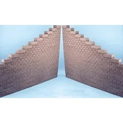 Trains|Aristo-Craft 7403 G Scale Wing Walls for Tunnel Portal - Model Train Junction: Quality Parts and Art Supplies