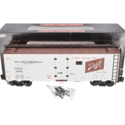 Trains|Aristo-Craft 46202 G Schlitz Refrigerator Car (Plastic Wheels) - Model Train Junction: Quality Parts and Art Supplies