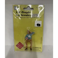 Trains|Aristo-Craft 60091 G Seated Man Eating Chicken Figure - Model Train Junction: Quality Parts and Art Supplies