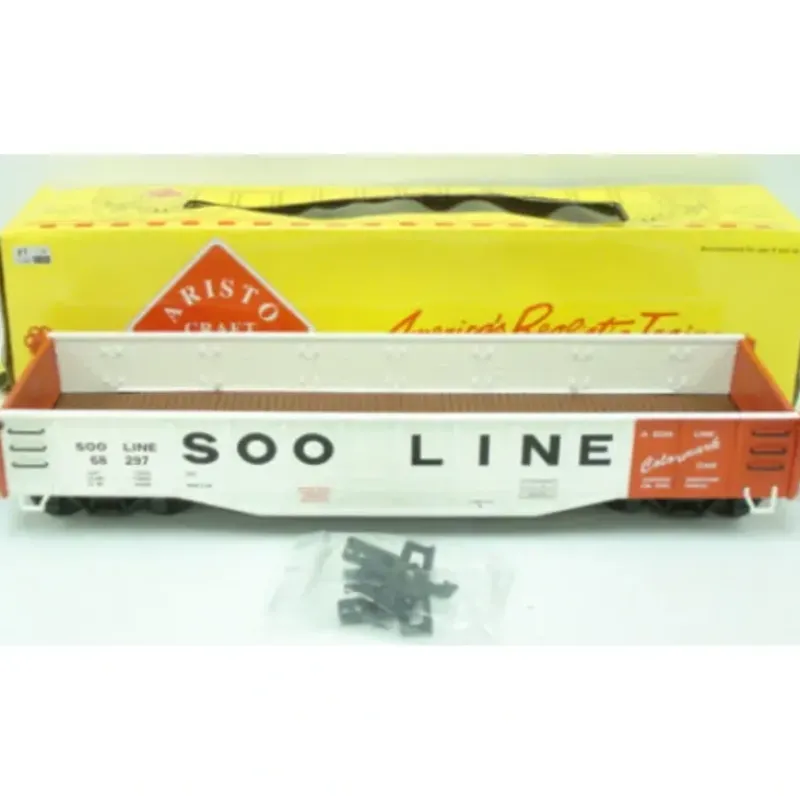 Trains|Aristo-Craft 41001 G SOO Line Gondola - Model Train Junction: Quality Parts and Art Supplies
