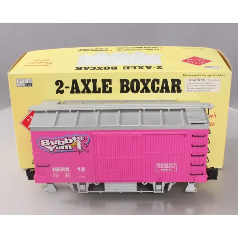 Trains|Aristo-Craft 40312 Hershey's Bubble Yum 2-Axle Boxcar - Model Train Junction: Quality Parts and Art Supplies