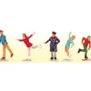 Trains|Aristo-Craft 62008 Ice Skaters-5 Figure Set - Model Train Junction: Quality Parts and Art Supplies
