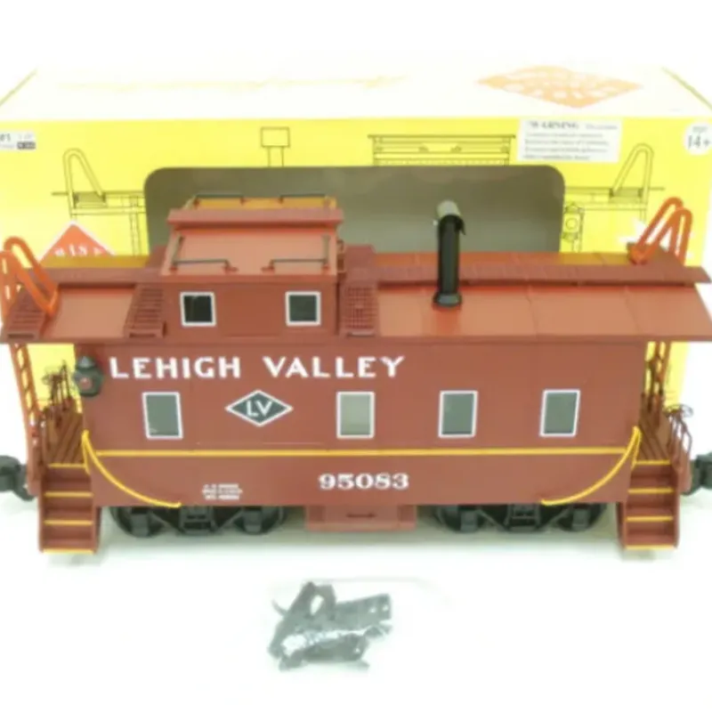 Trains|Aristo-Craft 42118 Leigh Valley Long Steel Caboose - Model Train Junction: Quality Parts and Art Supplies
