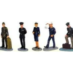 Trains|Aristo-Craft 62005 Military Travelers Set -5 Figures - Model Train Junction: Quality Parts and Art Supplies