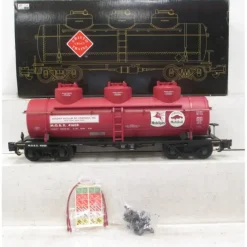Trains|Aristo-Craft 41608 Mobil Triple Dome Tank Car #41608 - Model Train Junction: Quality Parts and Art Supplies