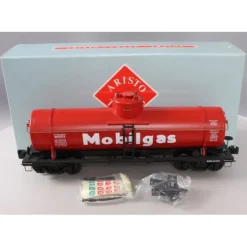 Trains|Aristo-Craft 41303 Mobilgas Single Dome Tank Car - Model Train Junction: Quality Parts and Art Supplies
