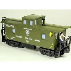 Trains|Aristo-Craft 969312 O-27 Caboose, US Army #714 - Model Train Junction: Quality Parts and Art Supplies