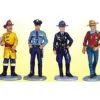 Trains|Aristo-Craft 62010 Public Safety Officials 4 Figure Set - Model Train Junction: Quality Parts and Art Supplies