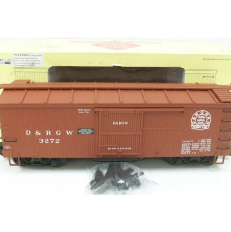 Trains|Aristo-Craft 86001 Rio Grande Classic Wood Boxcar LN/Box - Model Train Junction: Quality Parts and Art Supplies