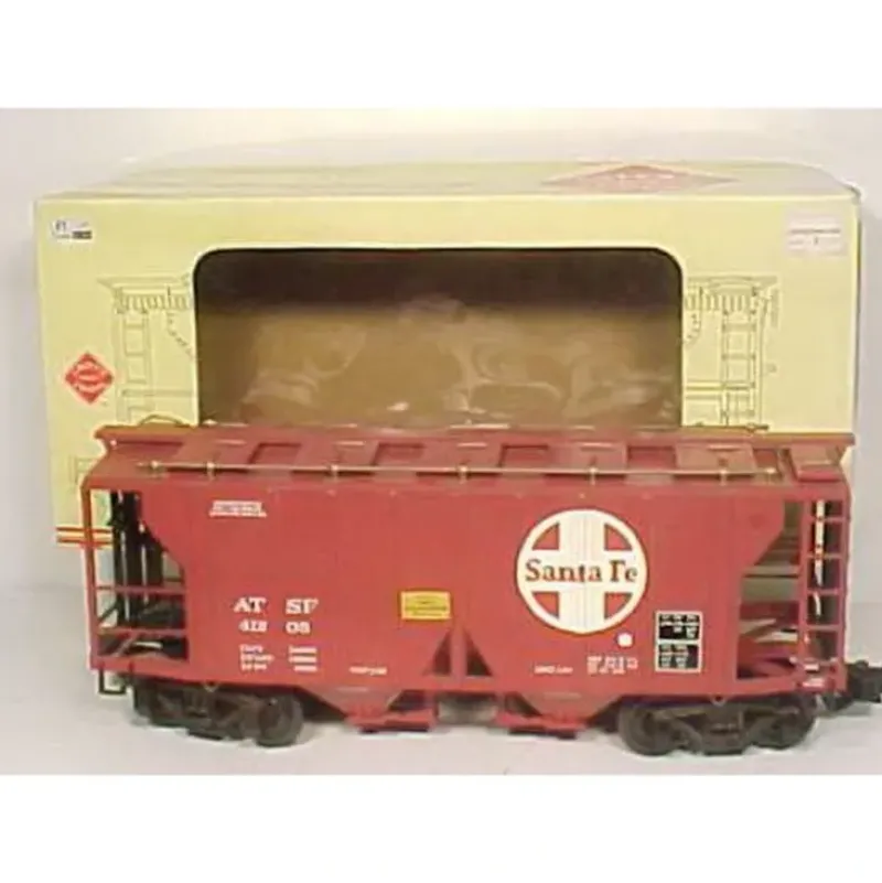 Trains|Aristo-Craft 41205 Santa Fe 2 Bay Covered Hopper # 41205 - Model Train Junction: Quality Parts and Art Supplies