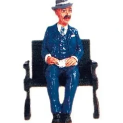 Trains|Aristo-Craft 60087 Seated Man In Suit - Model Train Junction: Quality Parts and Art Supplies